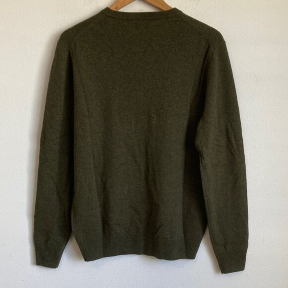 J. Crew Cashmere crewneck sweater Medium Dark Green - Picture 5 of 7
